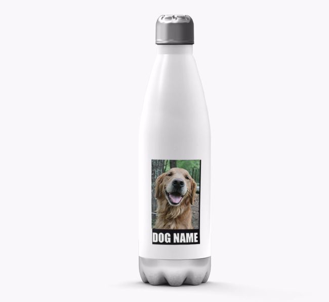 'Best Dog in the World'- Personalized Photo Upload {breedFullName} Water Bottle